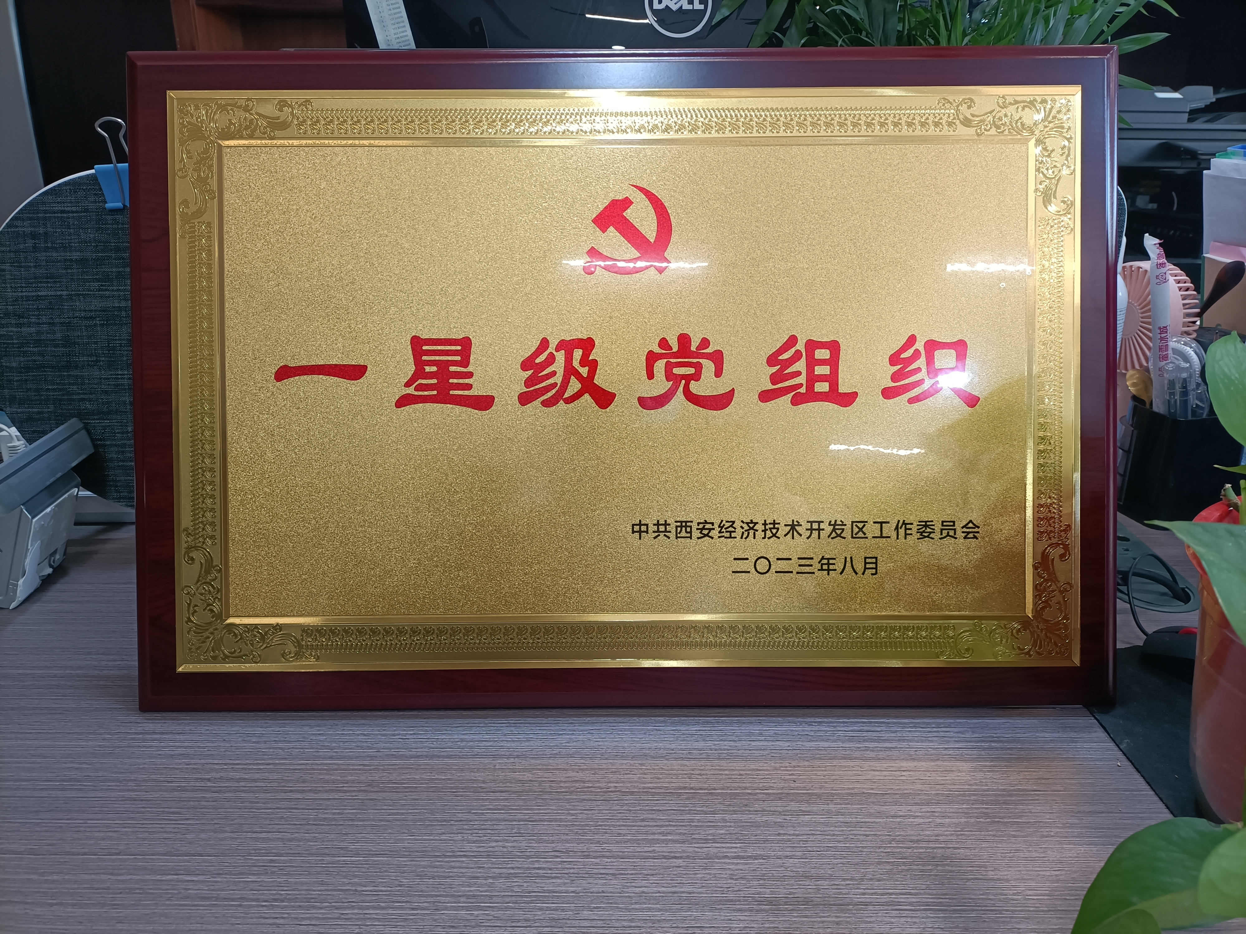 热烈庆贺我公司党支部获评一星级党组织